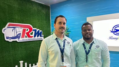 Rafael Navas y Adam Paguero representaron a Renny Travel en el DATE República Dominicana 2024.