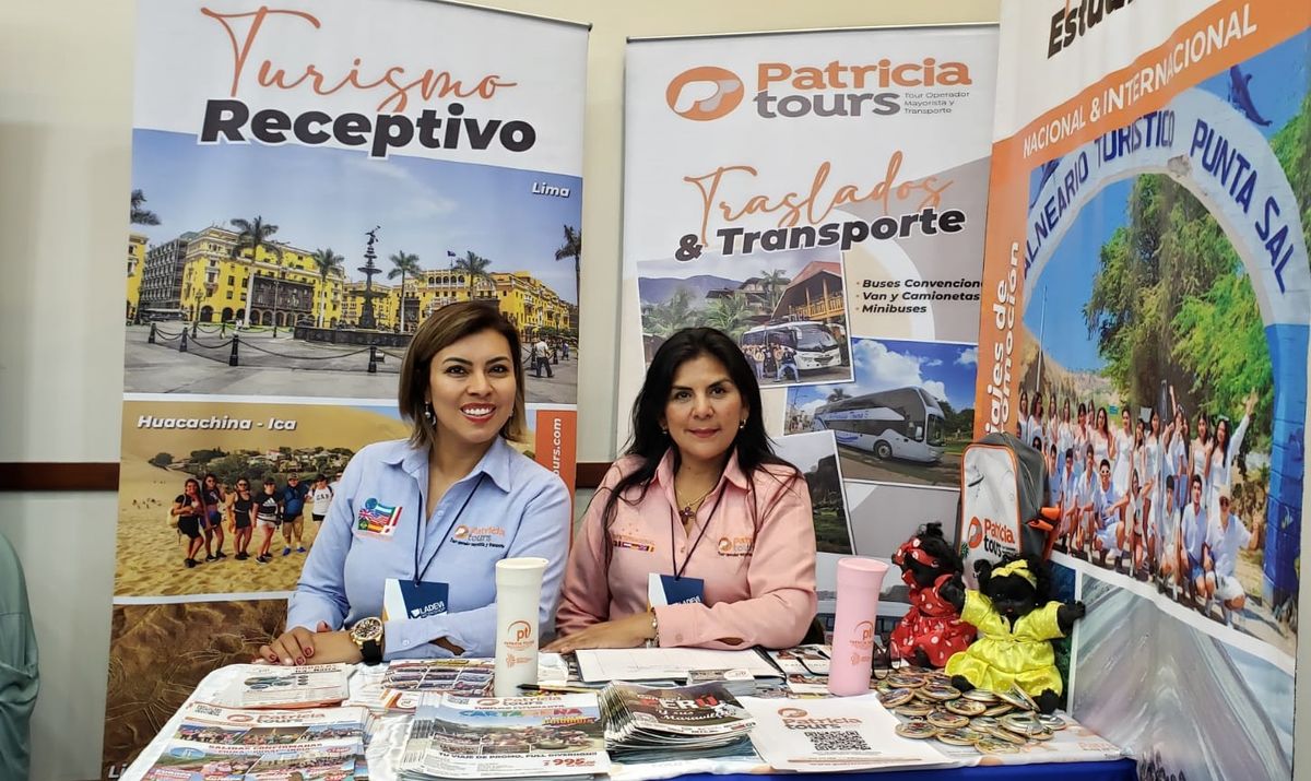 Stand de Patricia Tours en el Workshop de Ladevi edición Perú 2024.