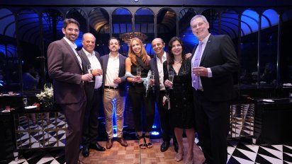 El nuevo presidente del Ente de Turismo de la Ciudad de Buenos Aires, Valentín Díaz Gilligan, participó del cierre del año de AHT.&nbsp;