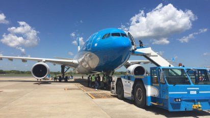 Aerolíneas Argentinas utiliza sus Airbus A330 para los vuelos de larga distancia.
