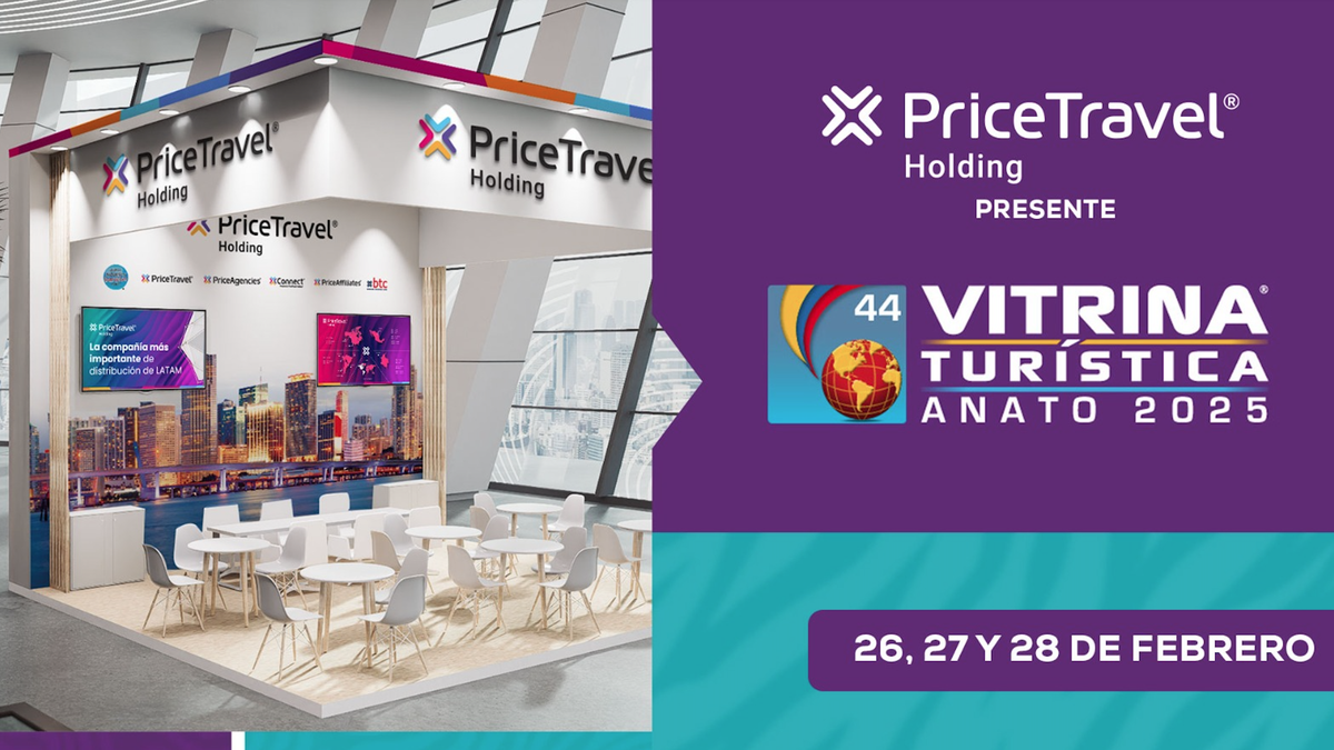 PriceTravel Holding presentó estrategias de expansión y crecimiento durante su participación en Vitrina Turística Anato 2025.