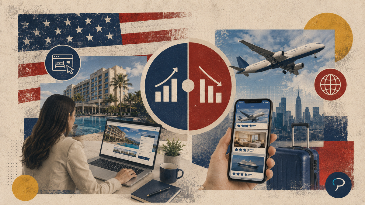 Phocuswright desvela qué peso tienen las reservas de hoteles y aerolíneas en las OTA en 2026.