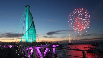 Puerto Vallarta refuerza medidas y sanitiza espacios públicos