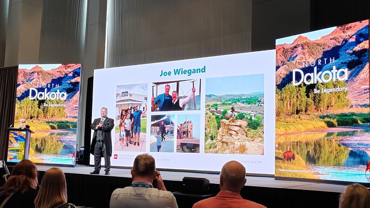 North Dakota Tourism remarcó los atractivos del Parque Nacional Theodore Roosevelt durante IPW 2025.