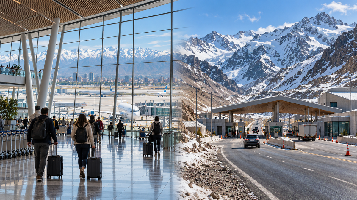 El Aeropuerto de Santiago concentró el 48% de las llegadas de turistas extranjeros a Chile entre enero y agosto de 2026. (Imagen referencial)&nbsp;