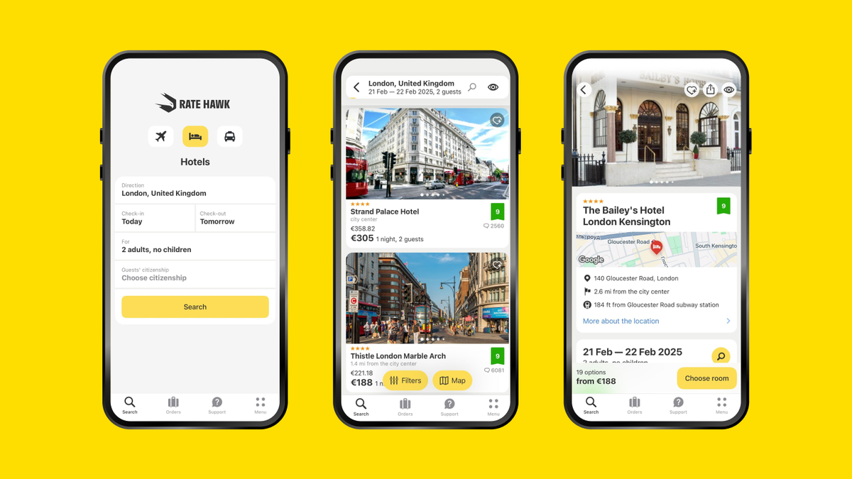 A través de su plataforma, RateHawk implementa sistemas de búsqueda inteligente y motores de recomendación para mejorar la experiencia del usuario y optimizar la conversión de reservas.