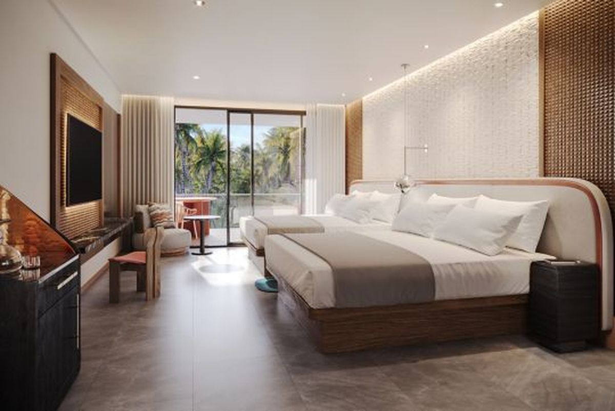 Una de las habitaciones de W Punta Cana.