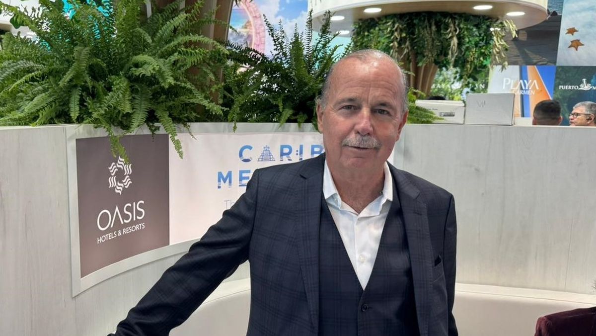Jesús Almaguer, director Comercial de Oasis Hotels & Resorts, compartió novedades en exclusiva con Ladevi en el marco de Fitur 2025.