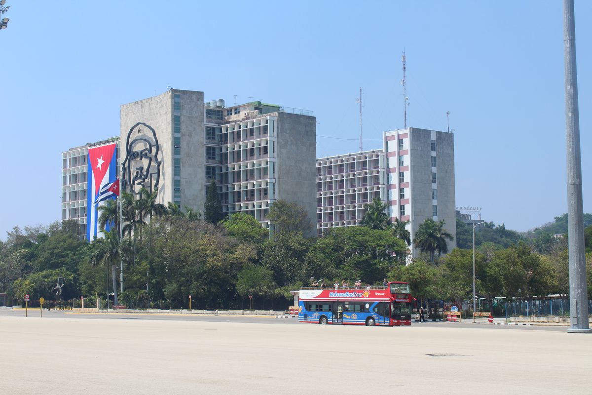 Plaza de la Revolución en La Habana, Cuba.