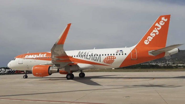 EasyJet en el aeropuerto de Málaga