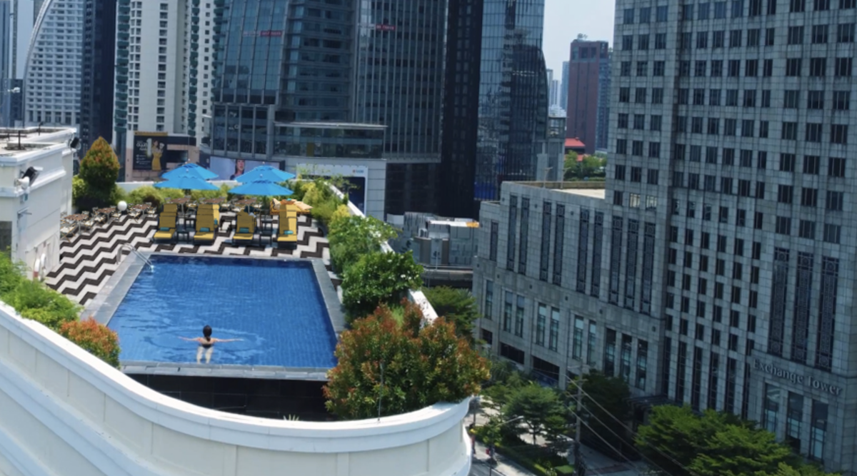 Azotea del NH Hotels & Resorts en Bangkok. Azotea del NH Hotels & Resorts en Bangkok.