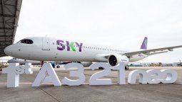 El primer Airbus A321NEO de Sky Airline