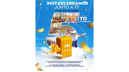 MW Turismo dedica mensaje por su aniversario