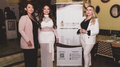 Equipo de Apple Travel presente en Medellín, durante el lanzamiento de su canal mayorista.&nbsp;