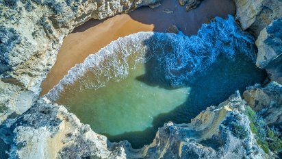 Las playas del sur de Portugal son las más populares.