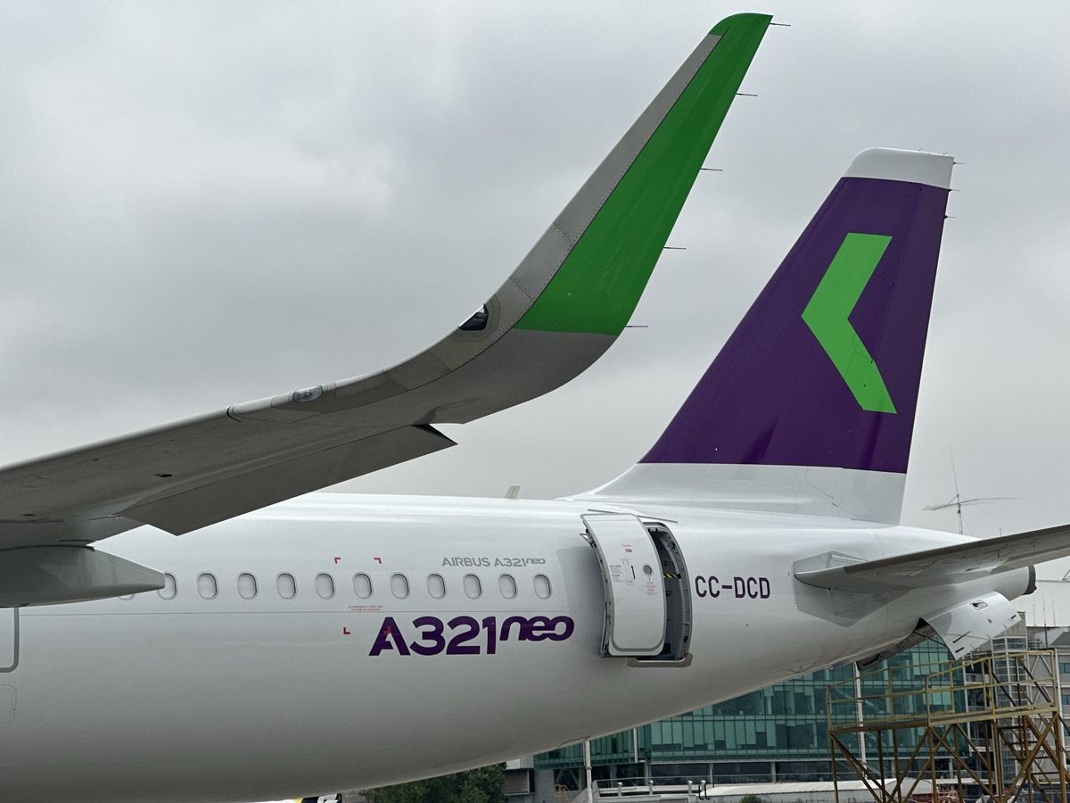 Sky Airline presentó su cuarto avión de este tipo. - Ladevi Medios y Soluciones Sky Airline presentó su cuarto avión de este tipo.