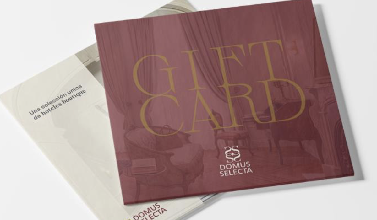 Gift card navideña de Domus Selecta (Keytel).