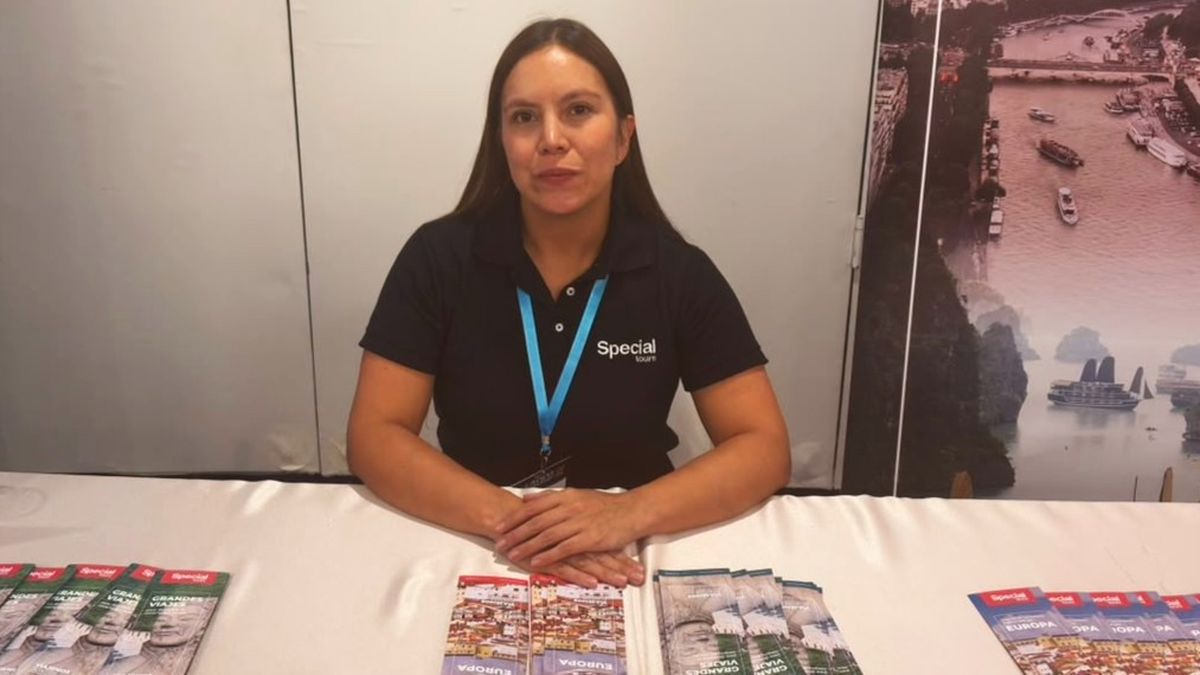 Sara Calderón, de Special Tours, en el marco de Ladevi Workshop Quito 2026. 