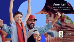 Gracias a su alianza con Qatar Airways, American Airlines se convirtió en la transportadora oficial de la Copa Mundial de Fútbol FIFA 2026.