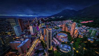 Bogotá, capital de Colombia.