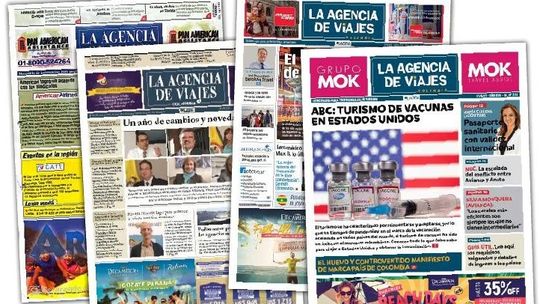 400 EDICIONES de la Revista La Agencia de Viajes.