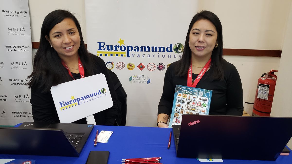 Stand de Europamundo en el Workshop de Ladevi edición Perú 2024.