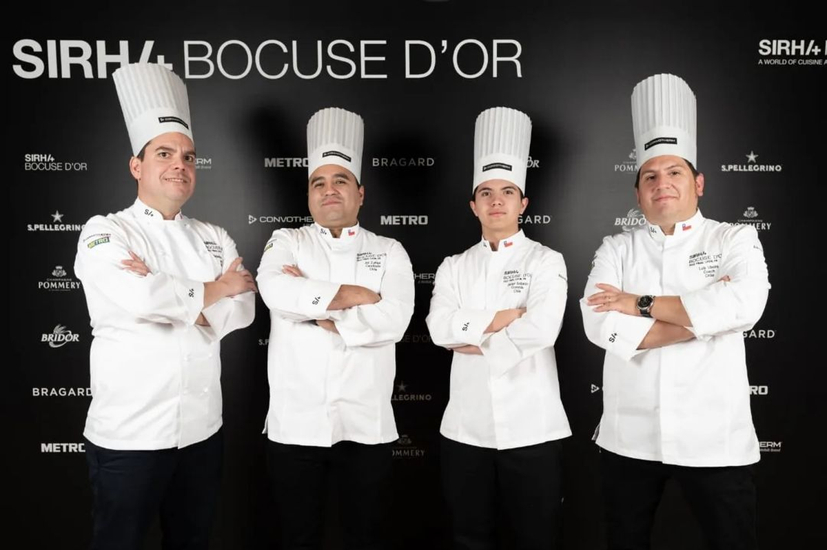 Los chefs Ari Zúñiga y Javier Sobarzo lideraron el equipo de Chile en la final del Bocuse dOr.