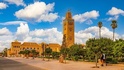 Maseuropa: La mezquita Koutoubia es la más importante de Marrakech.