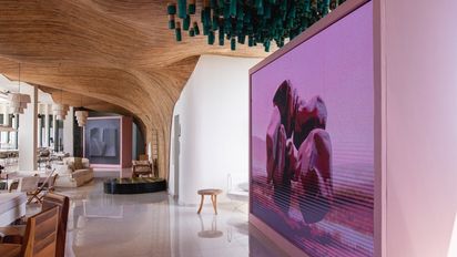 La exposición en el Impression Isla Mujeres by Secrets, de Inclusive Collection, pretende sensibilizar sobre el cuidado de la vida marina.