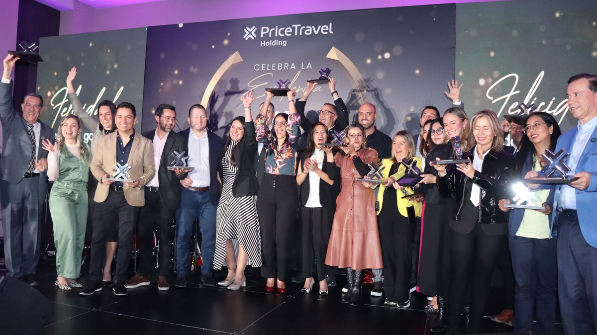 Hoteles, aerolíneas, cadenas hoteleras y destinos fueron premiados por PriceTravel Holding en los EVM Awards 2025 en Colombia.