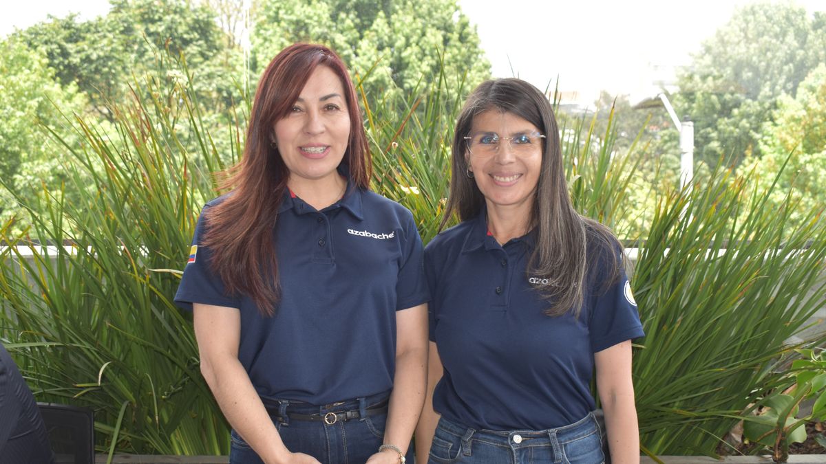 Rocío Sánchez, gerente comercial&nbsp; y Martha Contreras de Azabache.&nbsp;