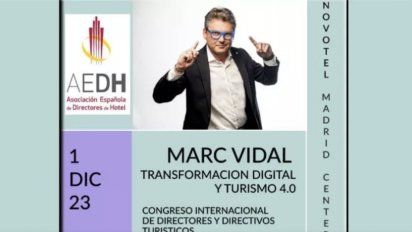 Cartel promocional del Congreso Internacional de Directores y Directivos Turísticos de la AEDH