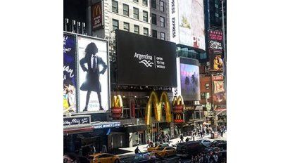 La polémica campaña de promoción de Argentina en Estados Unidos