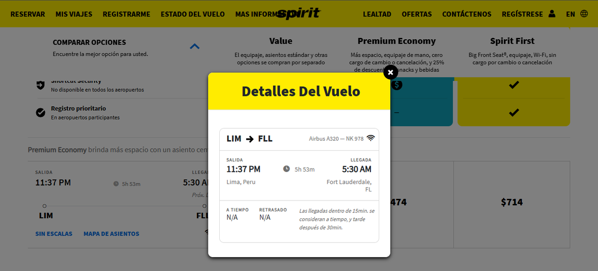 Vuelo Lima a Fort Lauderdale iniciaría el 4 de diciembre.
