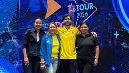 Diana Salas, Adriana Gil, Juan Martín Talamoni y Nayeli Flores Sulbaran durante The Tour de HotelDO en Bogotá.