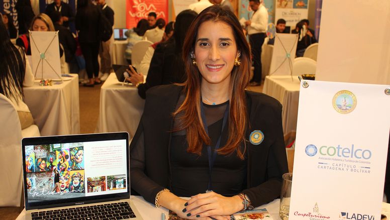 Juliana Alvarado, coordinadora de Mercadeo Cotelco Capitulo Cartagena y Bolívar.