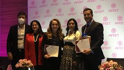 Directivos de Aeroméxico y PriceTravel Holding con socias Afeet.&nbsp;