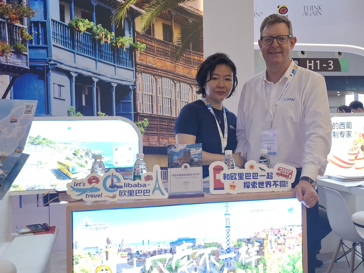 Berend Lund Christian, del equipo de Europamundo en la ITB China 2026.