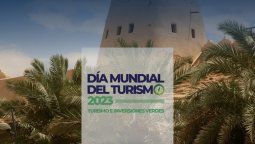 Cartel del Día Mundial del Turismo de la OMT.