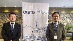 Pablo Arboleda, jefe de Calidad de Quito Turismo y Carlos Benitez, coordinador comercial de Quito Turismo.