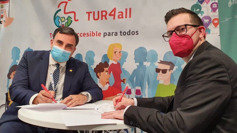 En Fitur, Faevyt y Predif se comprometen a fomentar la accesibilidad turística en Argentina.