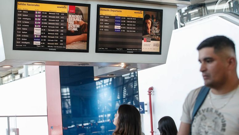 Aerolíneas proyectan que el Aeropuerto de Santiago superará los 26 millones de pasajeros antes de finalizar el año.&nbsp;