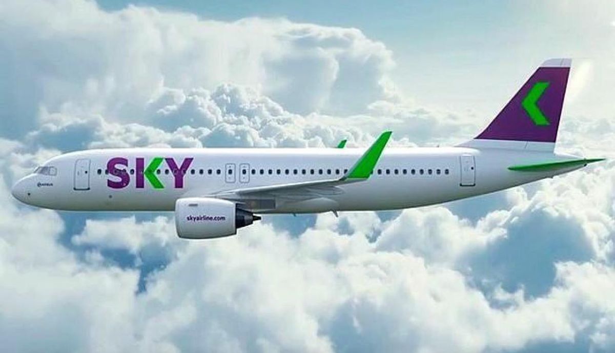 La aerolínea Sky anunció su nueva ruta dentro de Chile. 