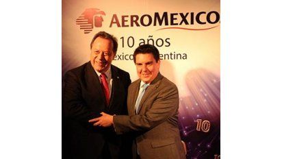 AEROMÉXICO. La compañía aérea cumplió 10 años de operación entre México y Argentina
