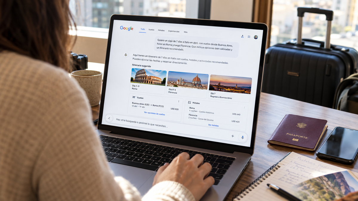 Google anticipa un travel más agéntico, en el que la IA avanzará desde la búsqueda y la recomendación hacia la ejecución de acciones y reservas.