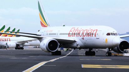 Ethiopian Airlines (ET), es la línea aérea de bandera de Etiopía. Su hub principal se encuentra en Addis Abeba.