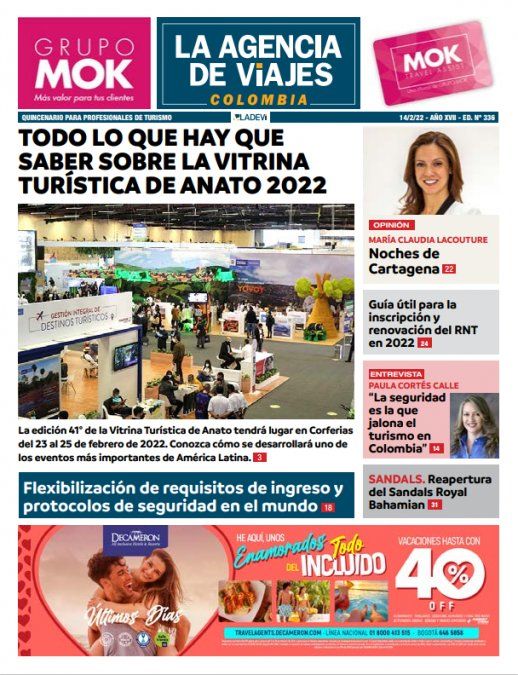 Última edición 336 del Emag de la Agencia de Viajes.