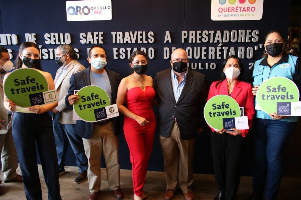 35 empresas turísticas de Querétaro recibieron el sello Safe Travels.