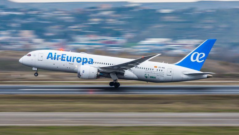 Air Europa incorporó un nuevo Boeing B-787 Dreamliner.