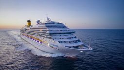 El Costa Serena, un crucero renovado que recorrerá Brasil.